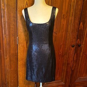 L’Wren Scott at Banana Republic Navy Sequin Dress Size 6